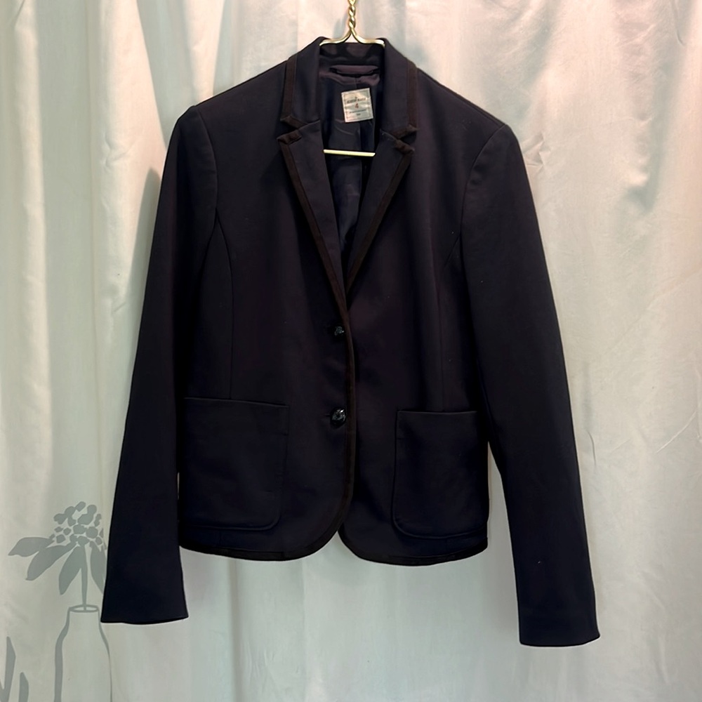 Gap The Academy Blazer in Navy with Black Piping